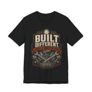 Built Different. Usually Under The Hood. Mechanic Shirt, Gift for Mechanic Dad