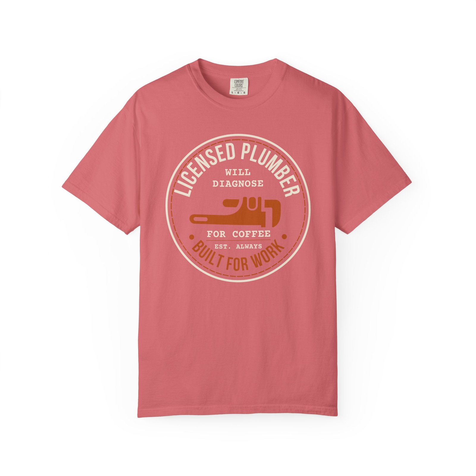 Licensed Plumber Will Diagnose For Coffee, Plumber Shirt, Gift for Plumber - Image 9