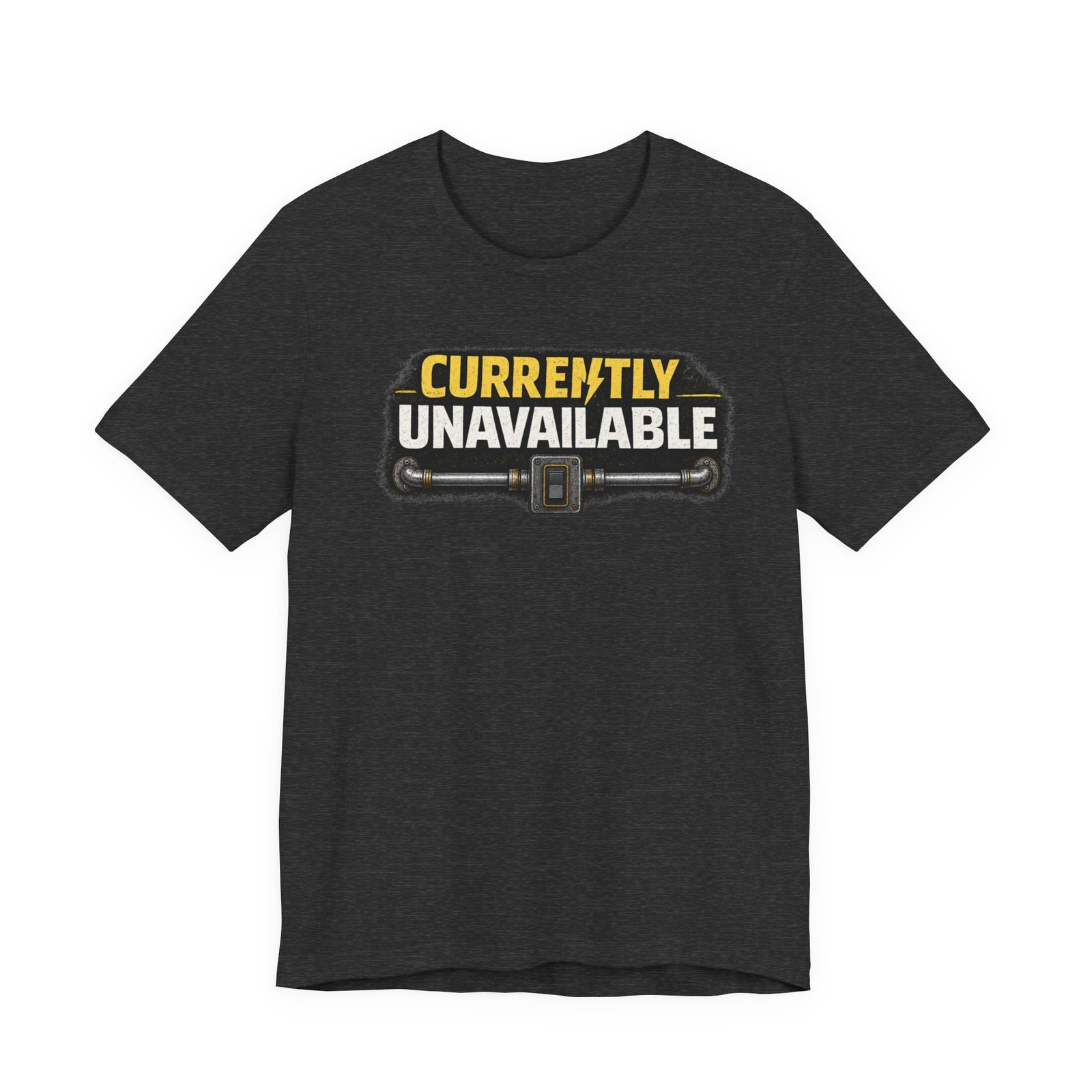 Electrician T-Shirt — "Currently Unavailable" Funny Vintage Tradesman Tee - Image 5