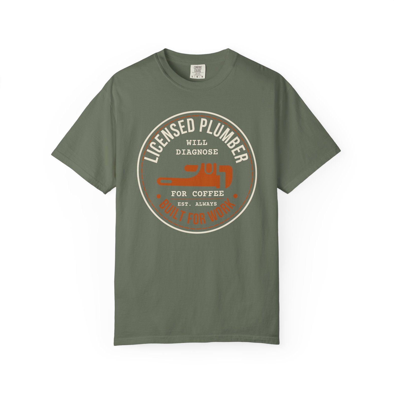 Licensed Plumber Will Diagnose For Coffee, Plumber Shirt, Gift for Plumber - Image 2