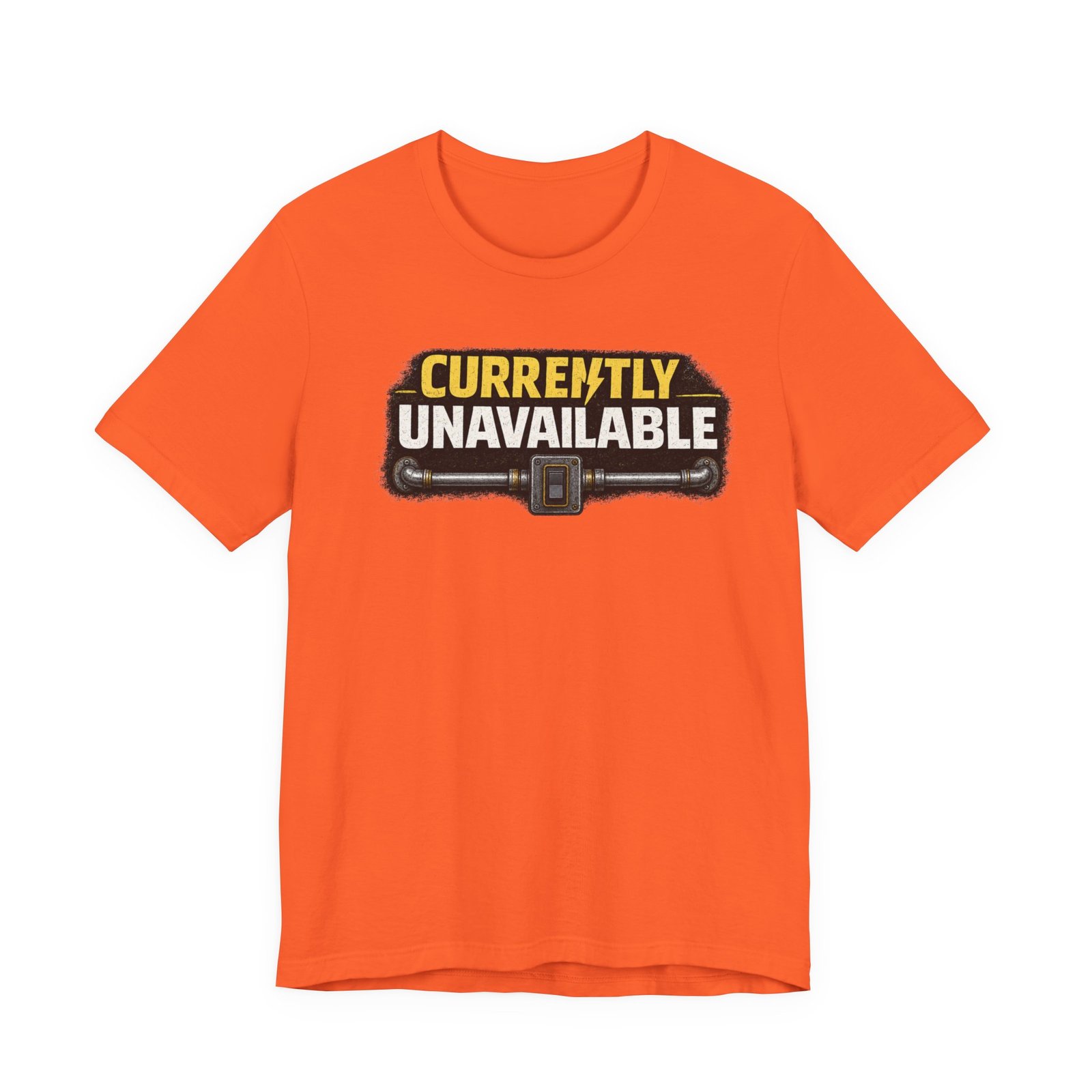 Electrician T-Shirt — "Currently Unavailable" Funny Vintage Tradesman Tee - Image 11