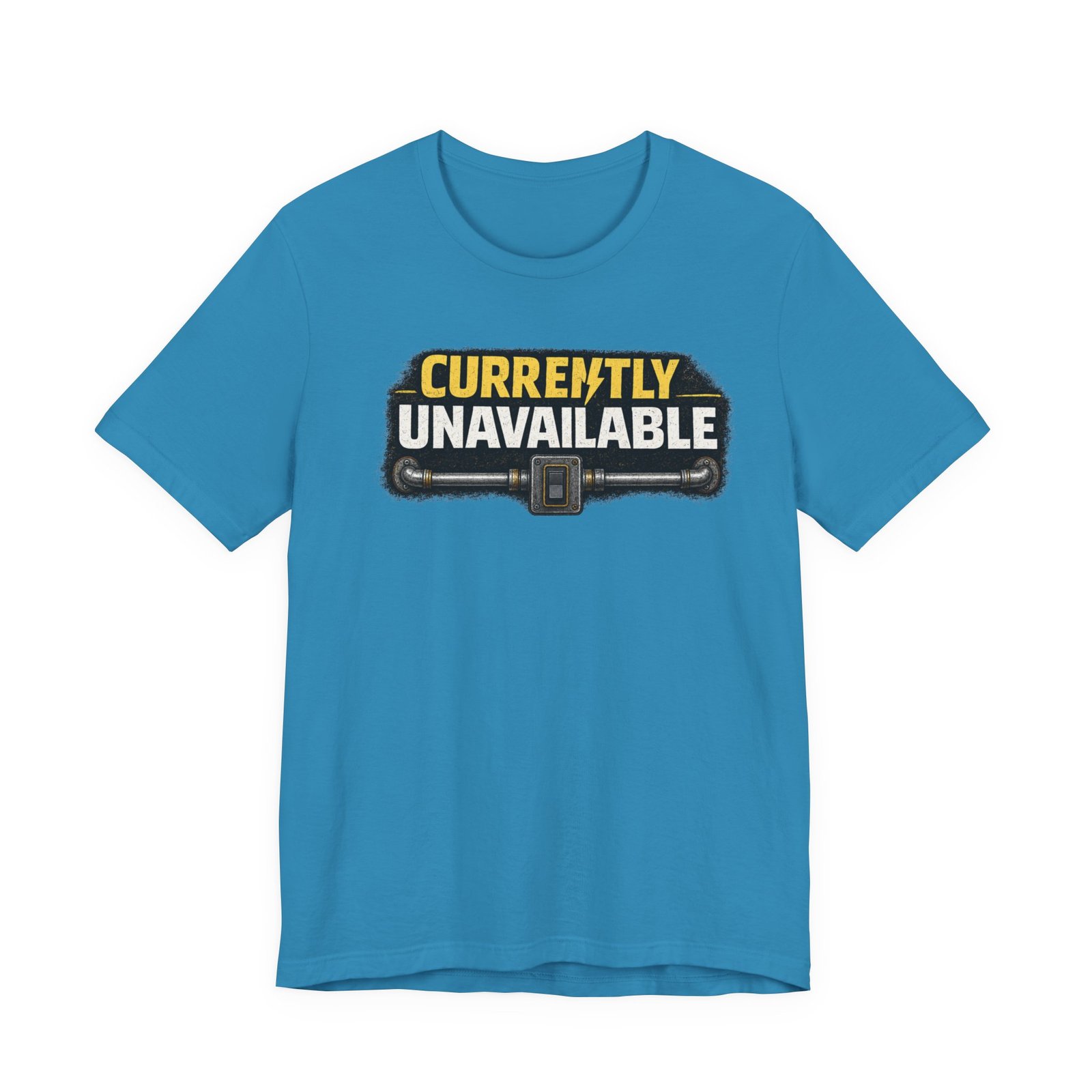 Electrician T-Shirt — "Currently Unavailable" Funny Vintage Tradesman Tee - Image 12