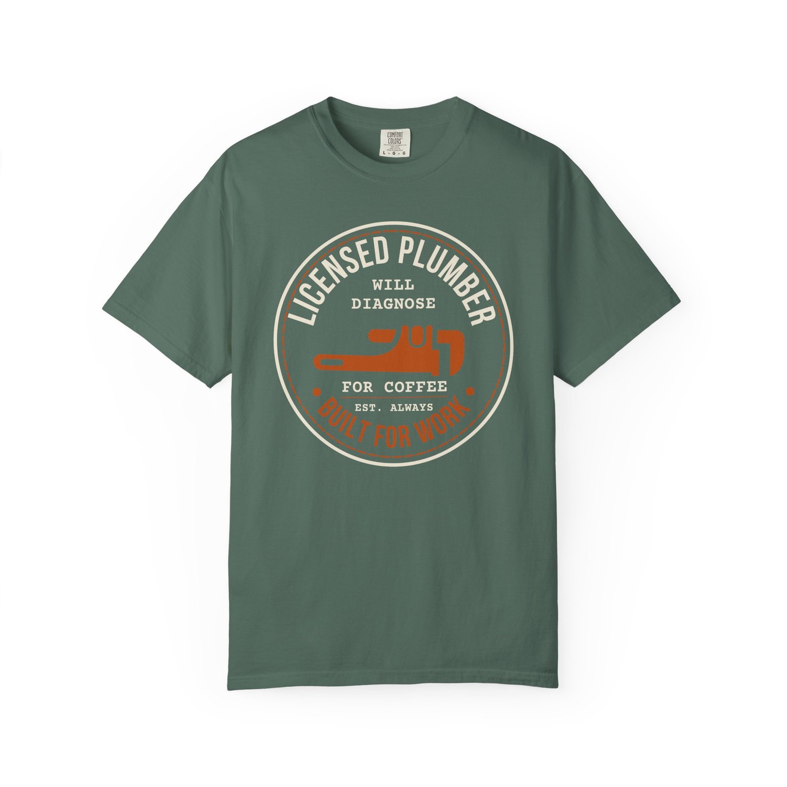 Licensed Plumber Will Diagnose For Coffee, Plumber Shirt, Gift for Plumber - Image 7