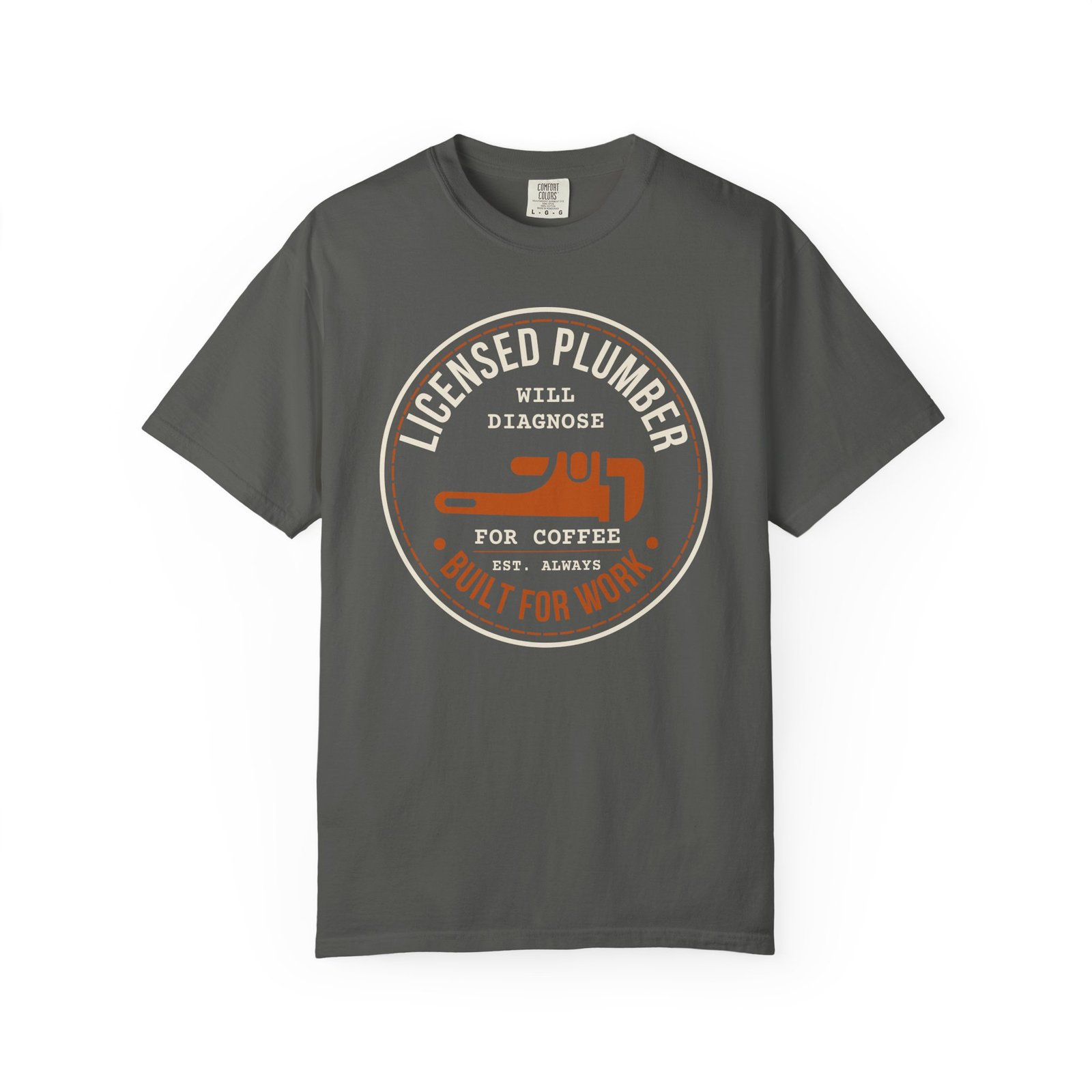 Licensed Plumber Will Diagnose For Coffee, Plumber Shirt, Gift for Plumber