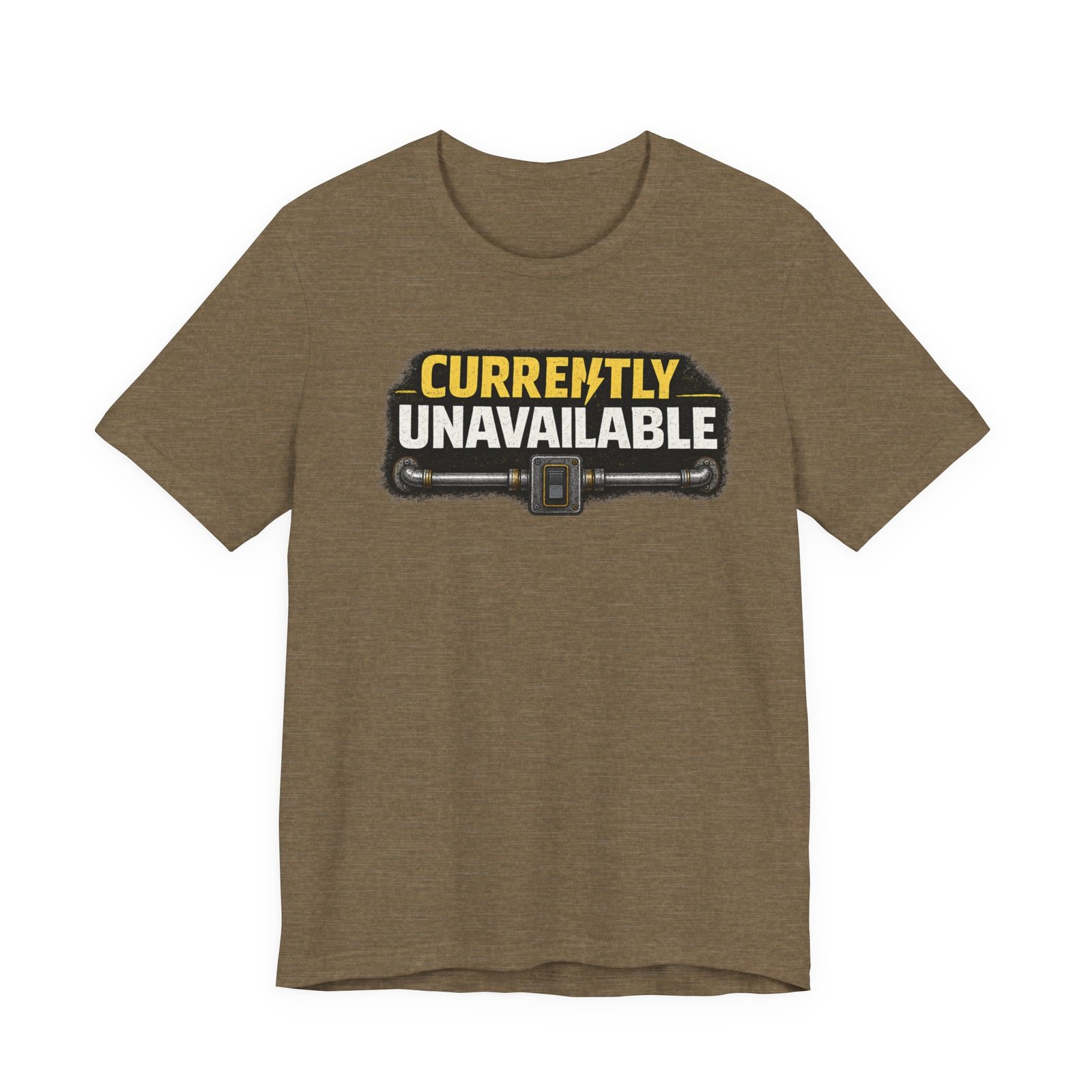 Electrician T-Shirt — "Currently Unavailable" Funny Vintage Tradesman Tee - Image 8