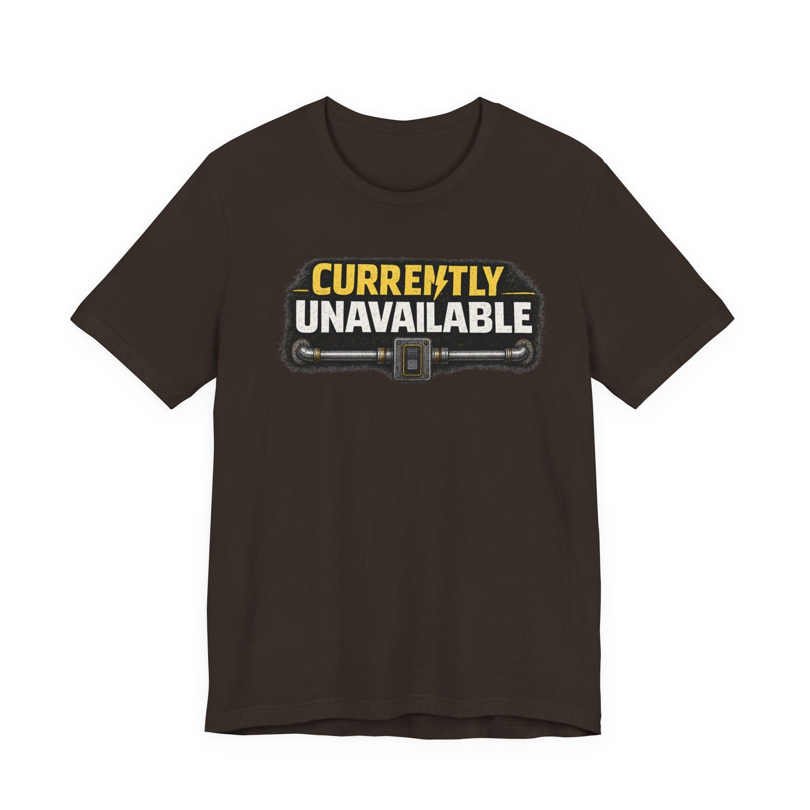 Electrician T-Shirt — "Currently Unavailable" Funny Vintage Tradesman Tee - Image 7