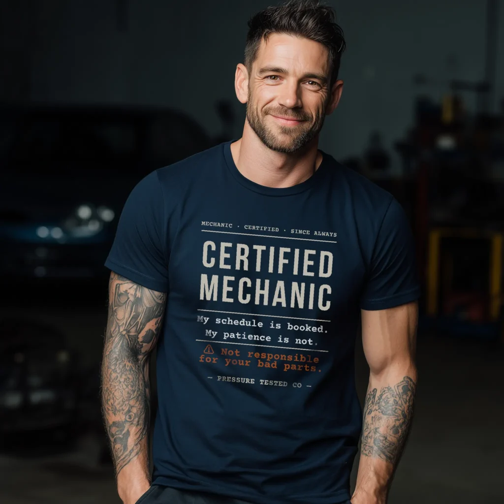 Certified Mechanic-Navy-T
