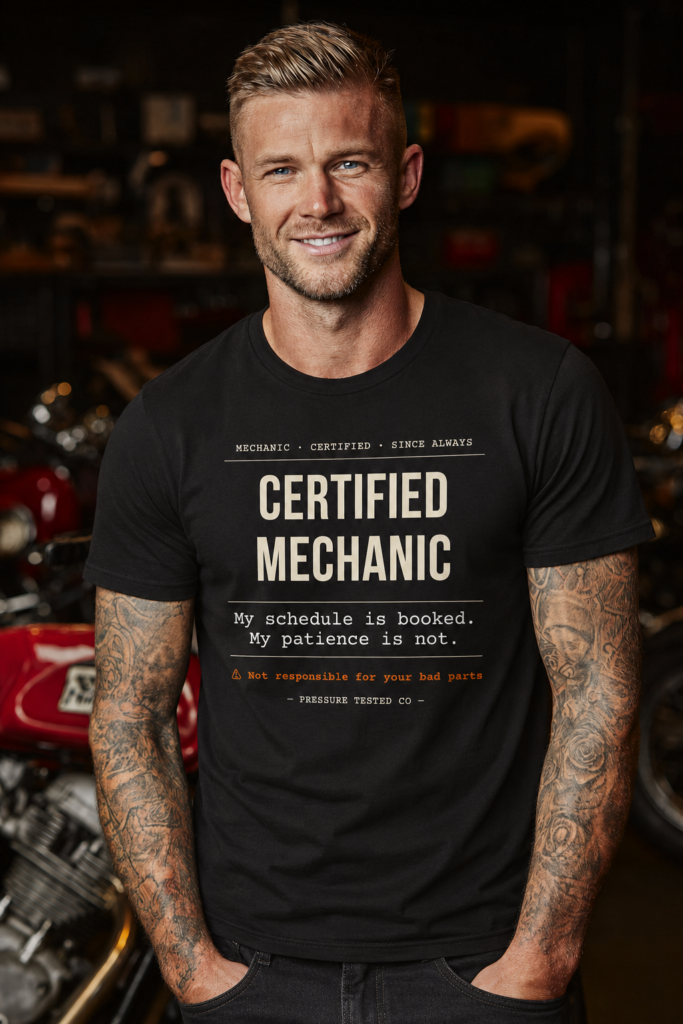Certified Mechanic. My Schedule is booked.