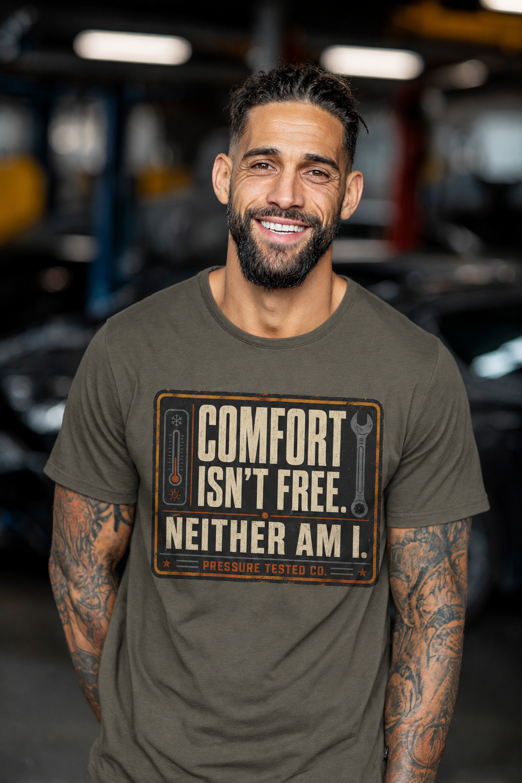 COMFORT-ISN'T-FREE-ARMY Comfort Isn't Free. Neither Am I.