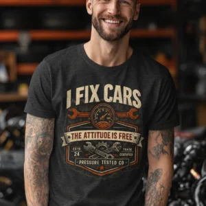 I Fix Cars. The Attitude Is Free.