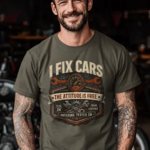 I Fix Cars. The Attitude Is Free.