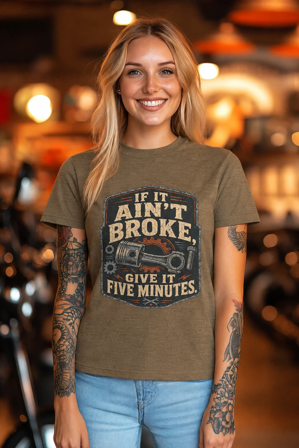 If-It-Ain;t-Broke-Wait-5-Heather-Olive If It Ain't Broke. Wait 5 Minutes.