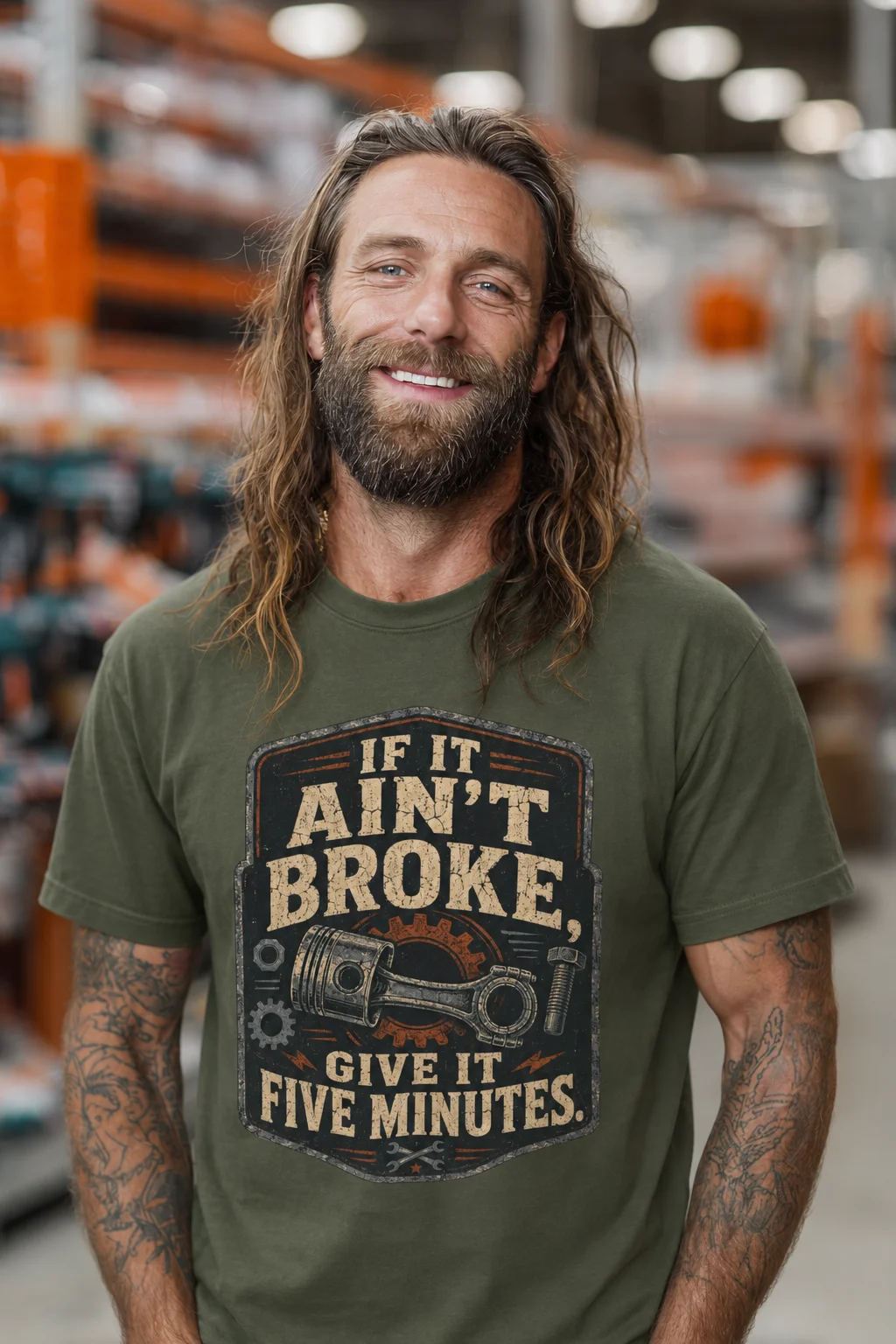 If-It-Ain;t-Broke-Wait-5-MILI-GREEN If It Ain't Broke. Wait 5 Minutes.