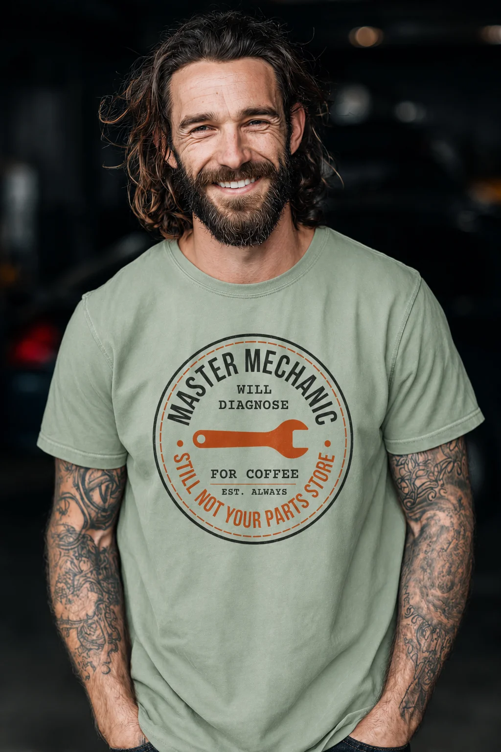 Master Mechanic. Will Diagnose For Coffee. Still Not Your Parts Store