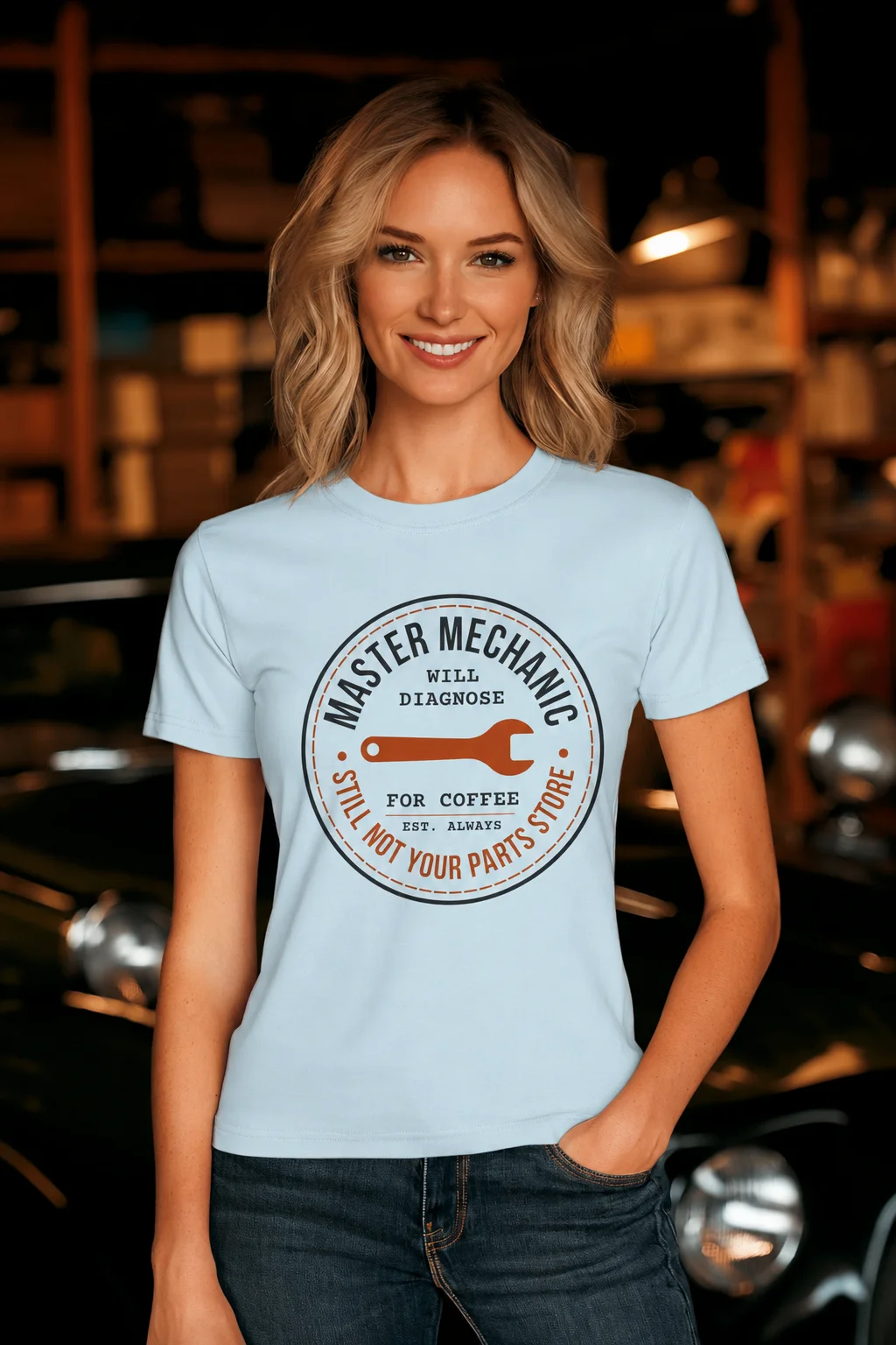 Master Mechanic. Will Diagnose For Coffee. Still Not Your Parts Store