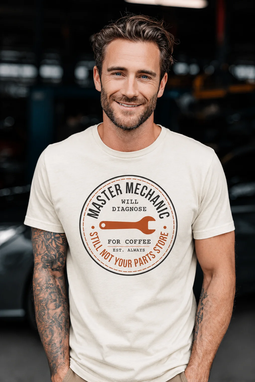 Master Mechanic. Will Diagnose For Coffee. Still Not Your Parts Store