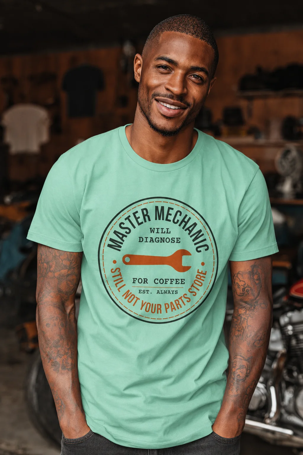 Master Mechanic. Will Diagnose For Coffee. Still Not Your Parts Store