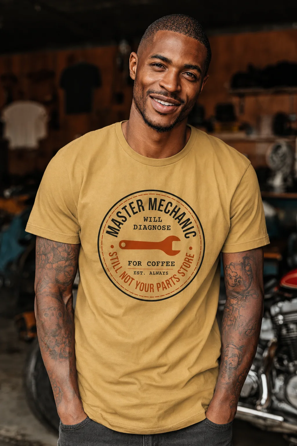 Master Mechanic. Will Diagnose For Coffee. Still Not Your Parts Store