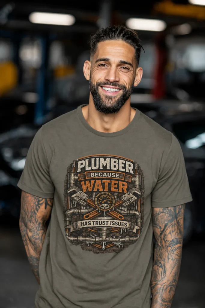 Plumber Because Water Has Trust Issues T-Shirt