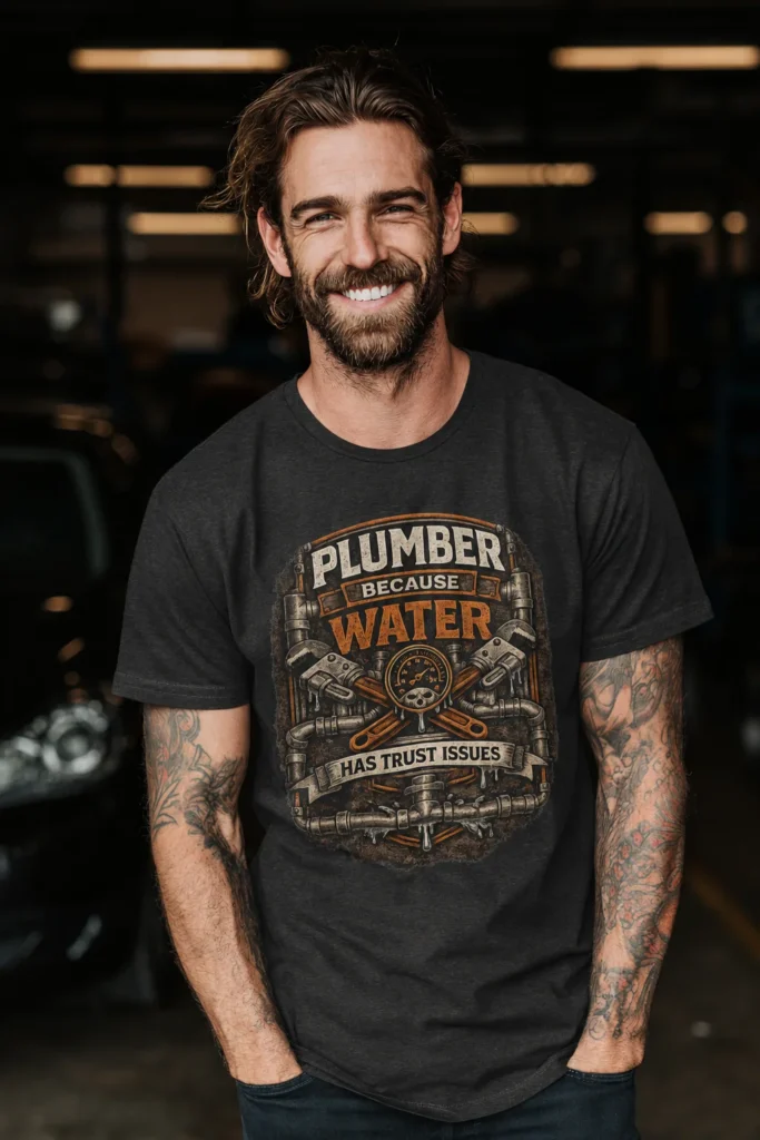 Plumber Because Water Has Trust Issues T-Shirt