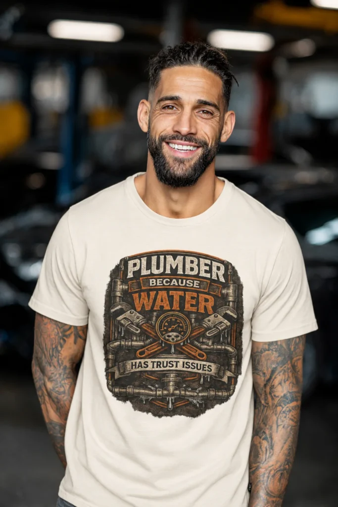 Plumber Because Water Has Trust Issues T-Shirt