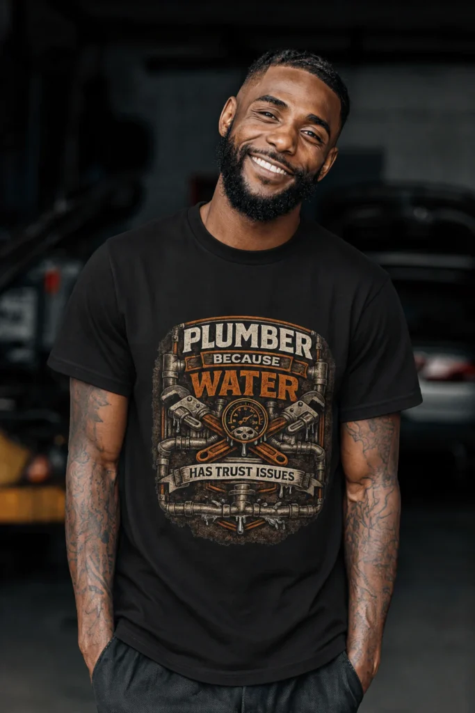 Plumber Because Water Has Trust Issues T-Shirt