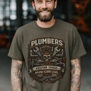 Plumbers. Keeping Chaos Below Floor Level.