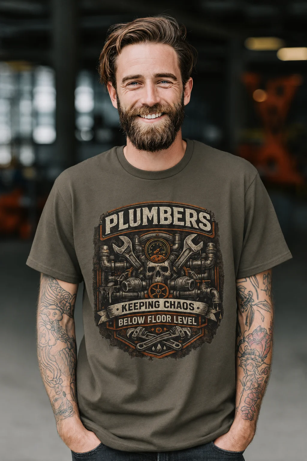 Plumbers. Keeping Chaos Below Floor Level.