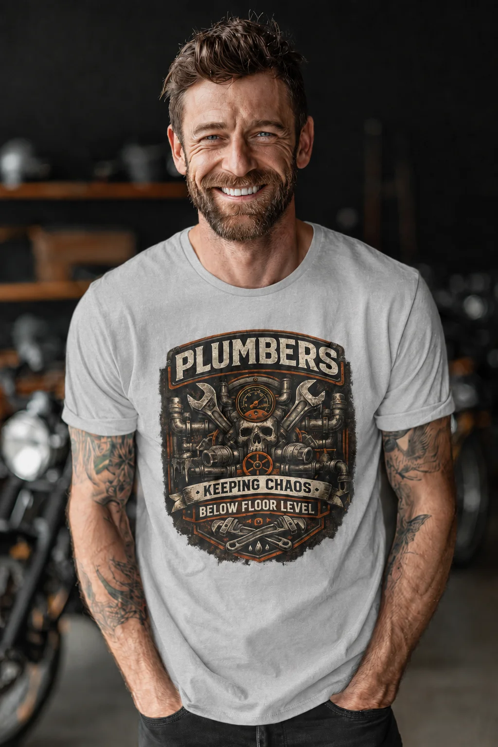 Plumbers. Keeping Chaos Below Floor Level.