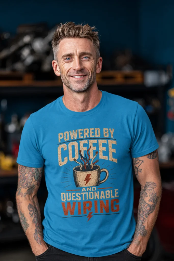 Powered By Coffee And Questionable Wiring