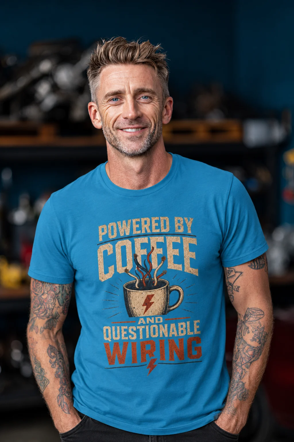 Powered By Coffee And Questionable Wiring