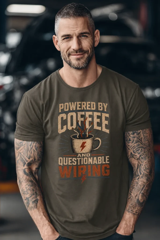 Powered By Coffee And Questionable Wiring