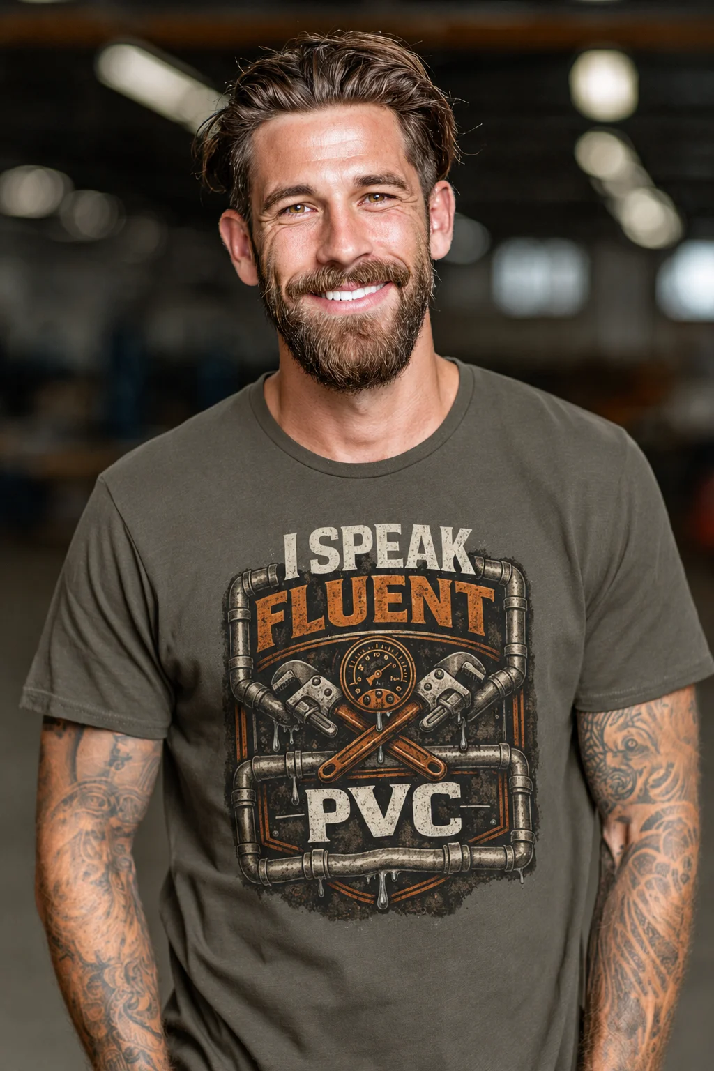 SPEAK-FLUENT-PVC-RMY I Speak Fluent PVC.