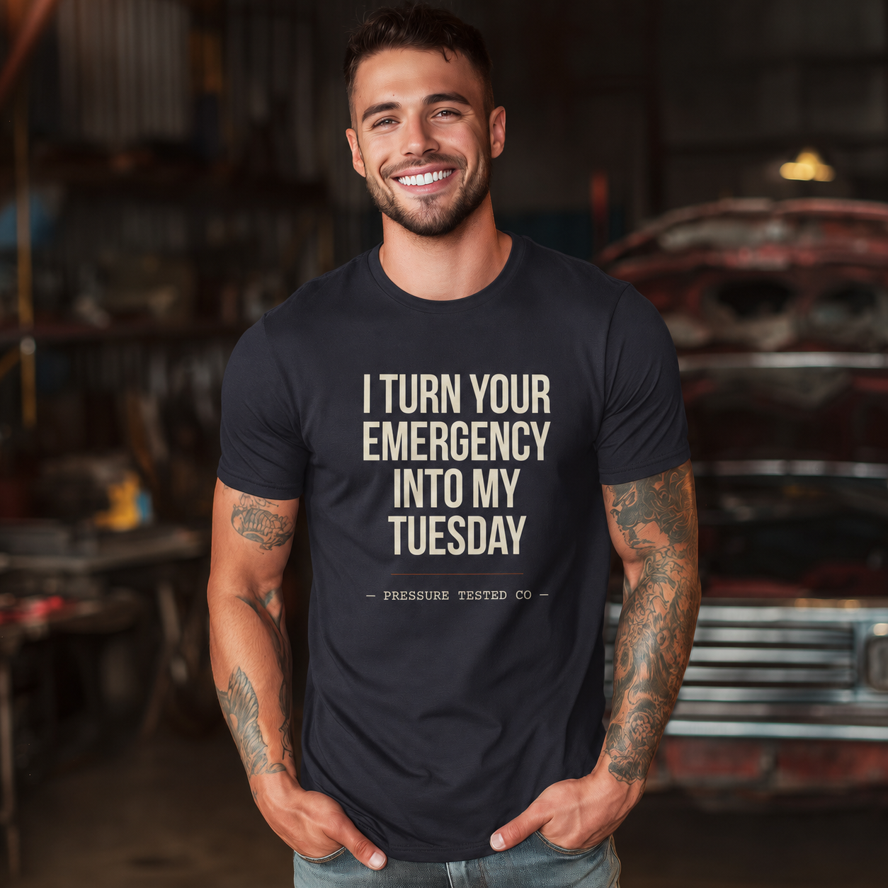 TuesdayModel-DGray I Turn You Emergency Into My Tuesday