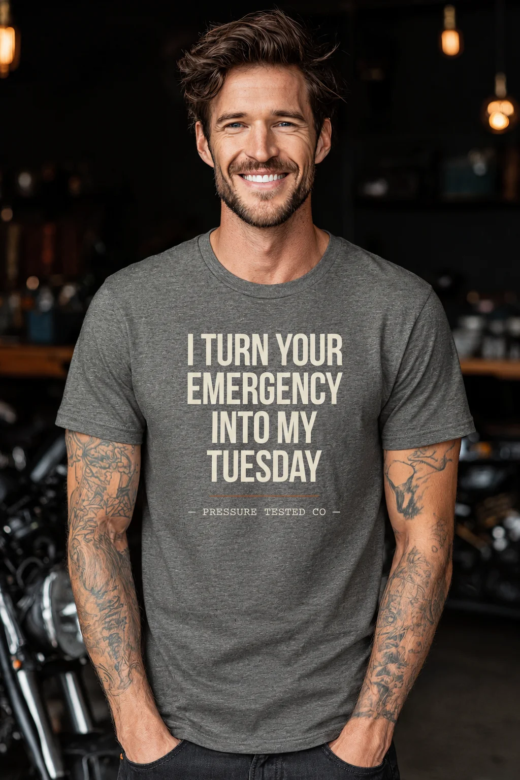 YOUR-EMERGENCY-MY-TUESDAY-DEEP-HEATHER I Turn Your Emergency Into My Tuesday