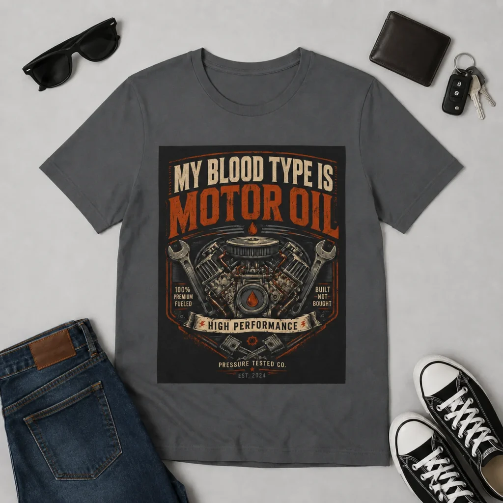 asphalt flatlay