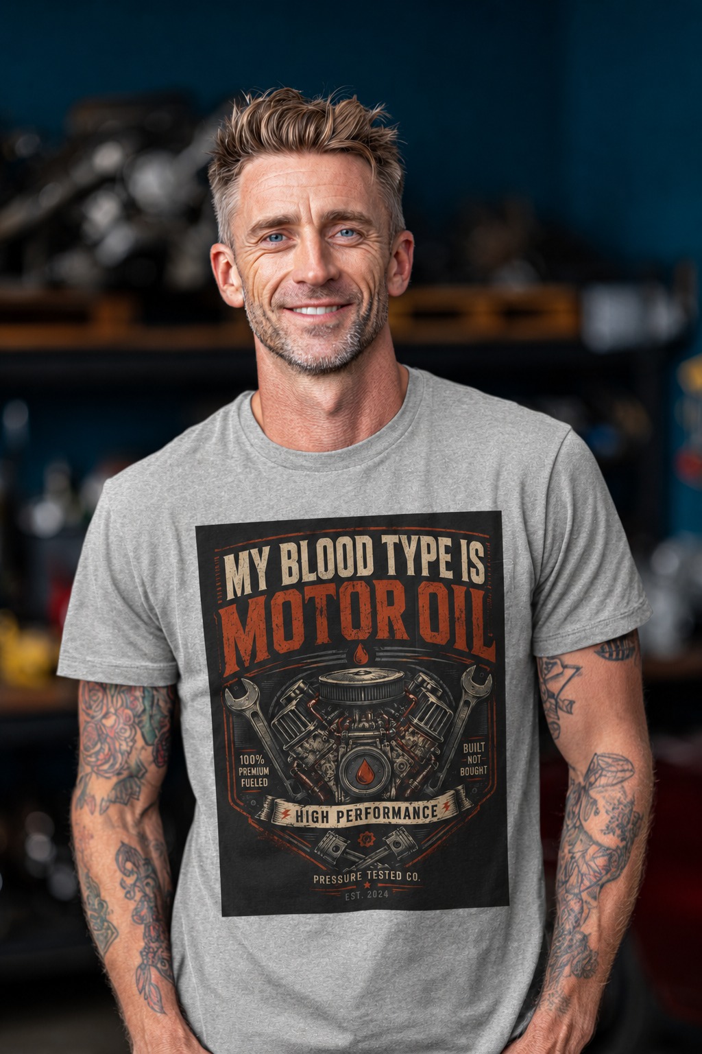 My Blood Type Is Motor Oil