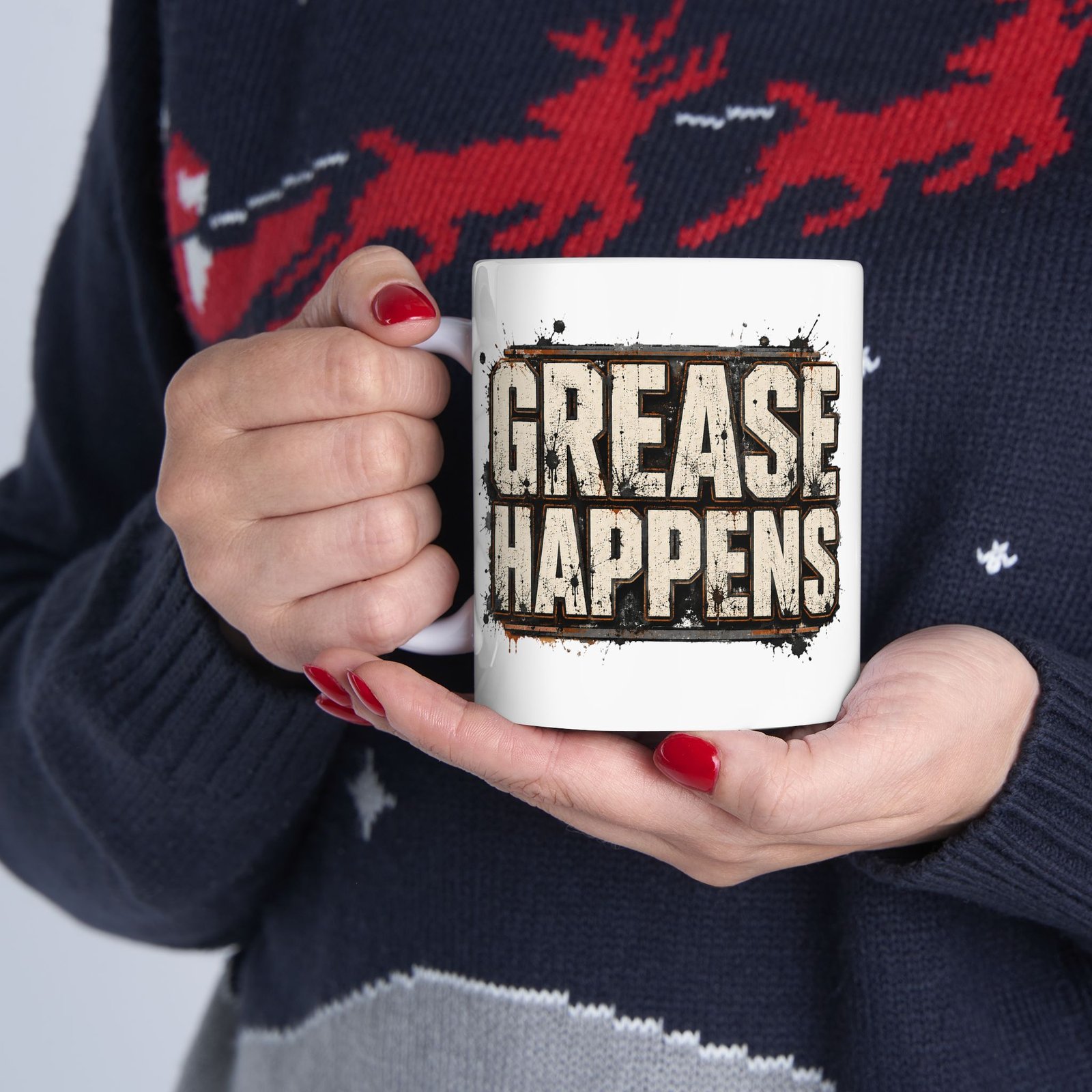 12656816573038993494_2048.jpeg Grease Happens Coffee Mug