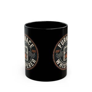 Furnace Whisperer Coffee Mug — Vintage Stove & Flame Ceramic Mug 11oz or 15oz - Image 2