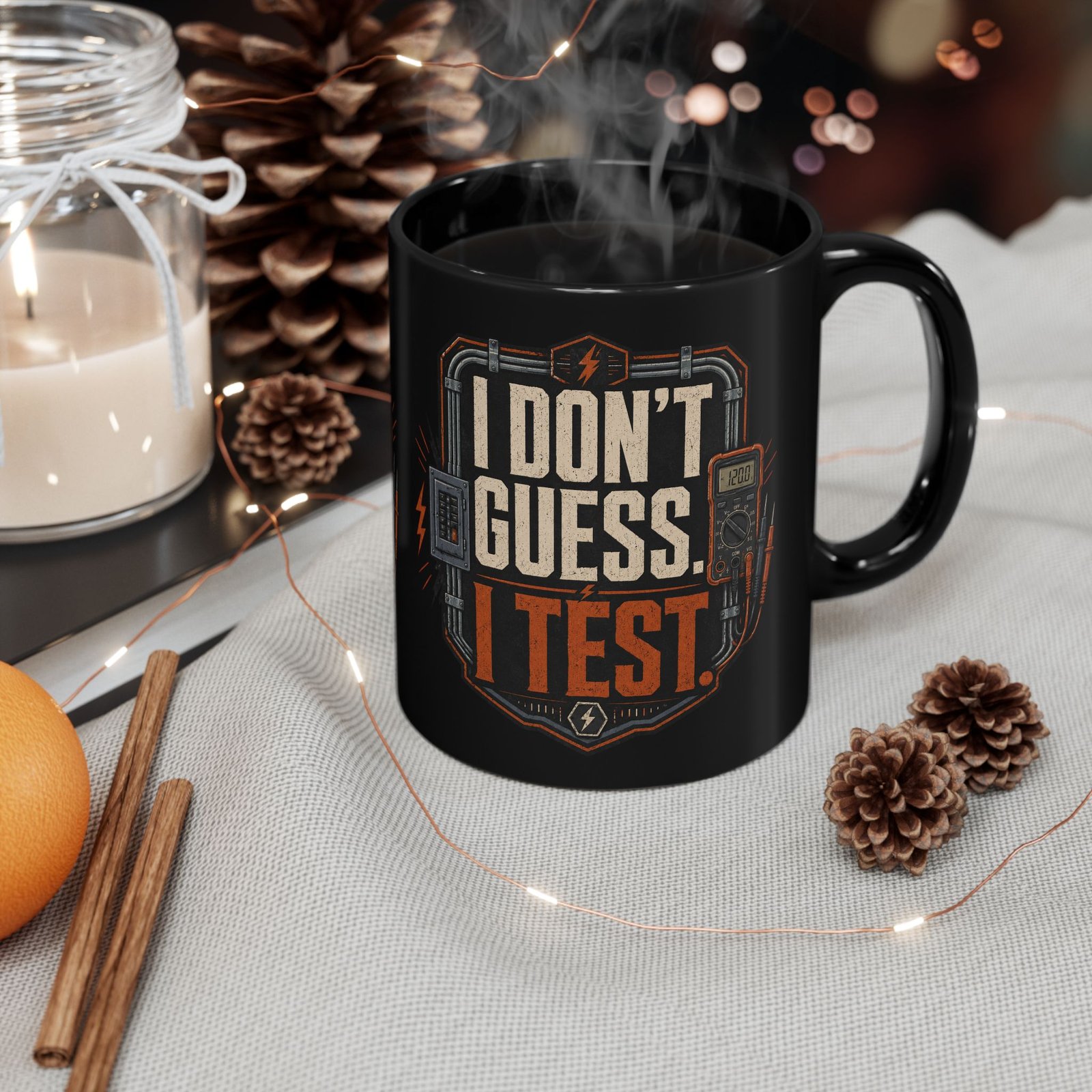 693089708827463209_2048.jpeg I Don't Guess, I Test Mug