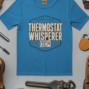 Thermostat Whisperer T‑Shirt — Funny HVAC Technician Tee (72 Design) - Image 3