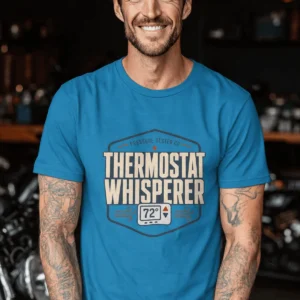 Thermostat Whisperer T‑Shirt — Funny HVAC Technician Tee (72 Design) - Image 2