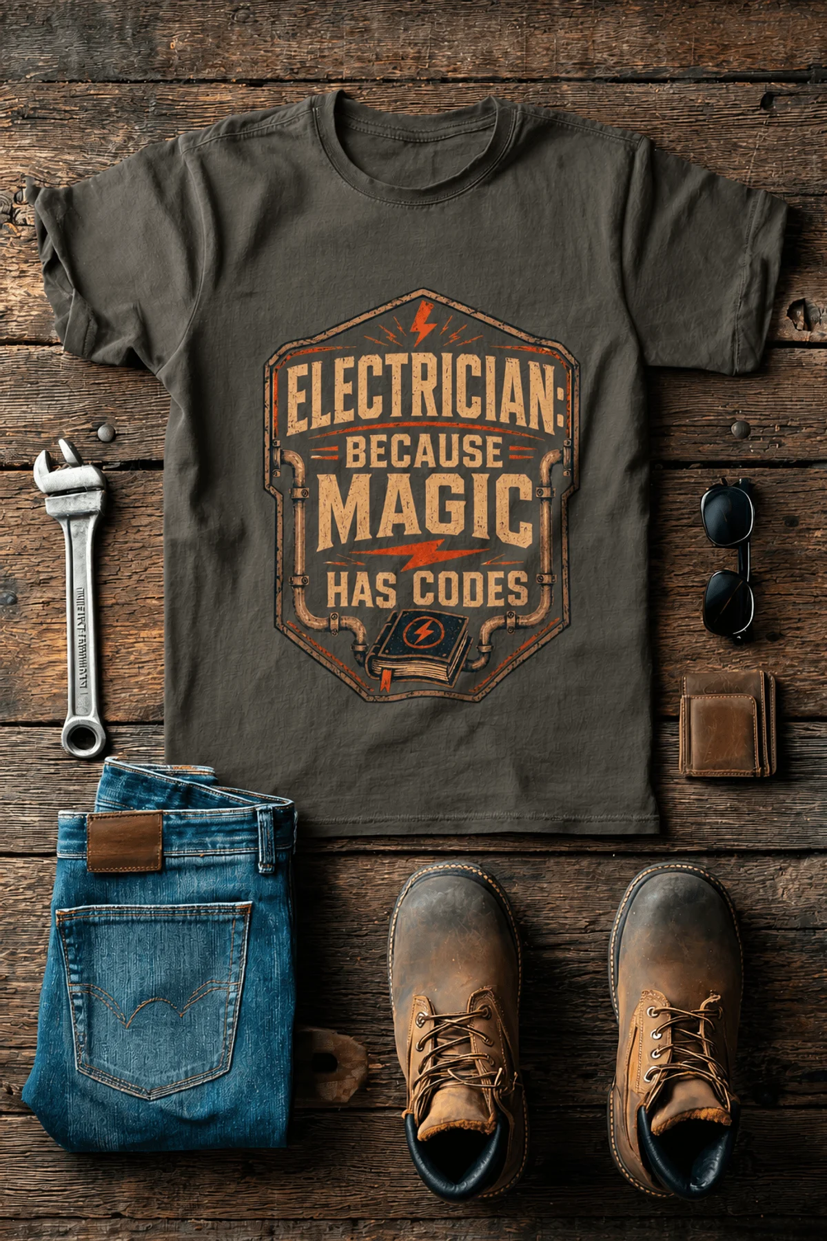 army-flatlay-4 Electrician. Because Magic Has Code.