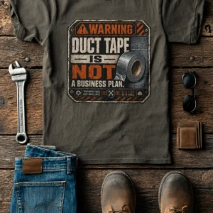 Warning. Duct Tape Is Not A Business Plan.