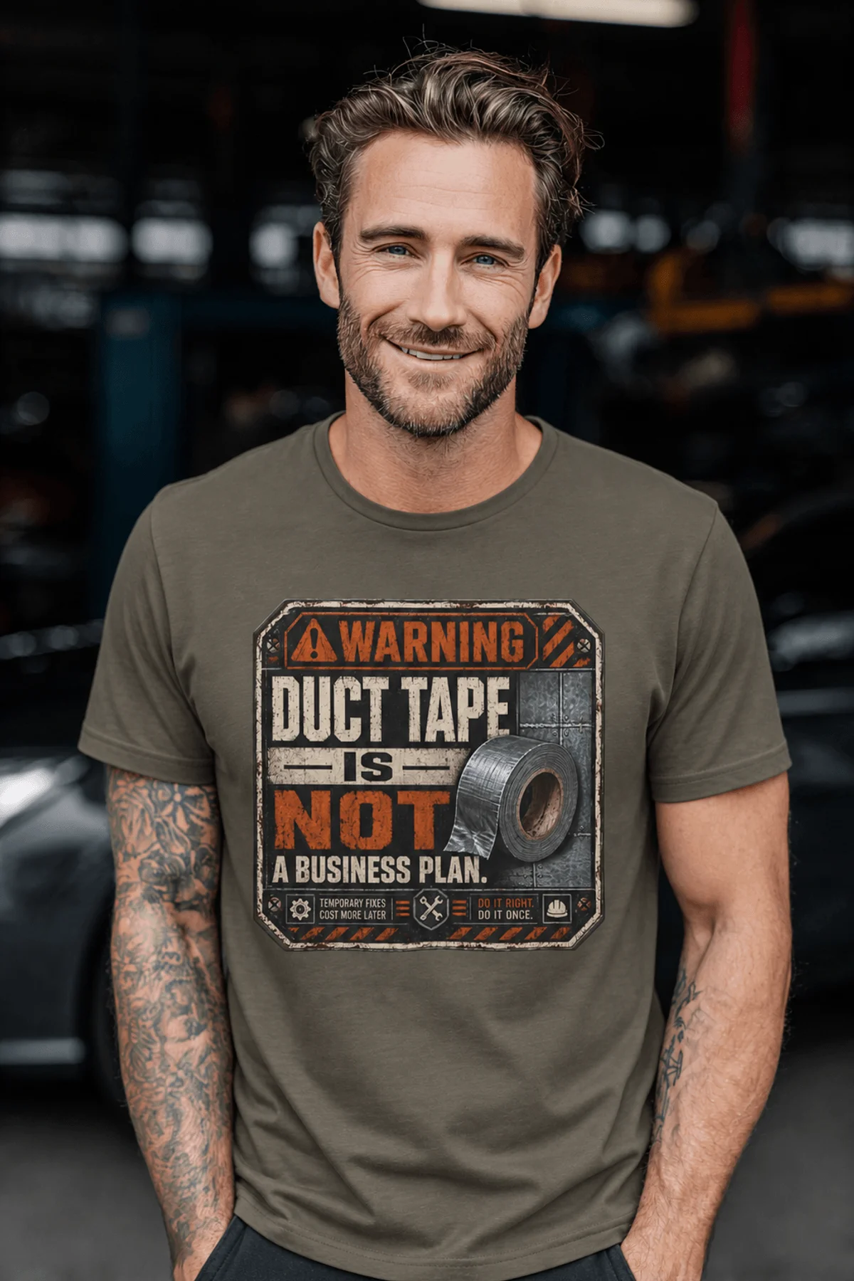Warning. Duct Tape Is Not A Business Plan.