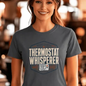 Thermostat Whisperer T‑Shirt — Funny HVAC Technician Tee (72 Design) - Image 4