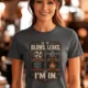 HVAC Technician T‑Shirt — "If It Blows, Leaks, Freezes or Burns I'm In" Retro Tradesmen Tee — asphalt — Model HVAC Technician T‑Shirt — "If It Blows, Leaks, Freezes or Burns I'm In" Retro Tradesmen Tee — asphalt t-shirt, model photo | Pressure Tested Co