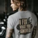 I Fix What You Ignored T-Shirt — Mechanic Wrench Tool Shirt for Technicians & DIYers — athletic-heather — Model I Fix What You Ignored T-Shirt — Mechanic Wrench Tool Shirt for Technicians & DIYers — athletic-heather t-shirt, model photo | Pressure Tested Co