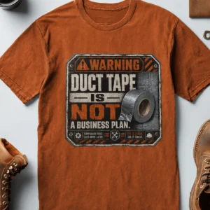 Warning. Duct Tape Is Not A Business Plan.