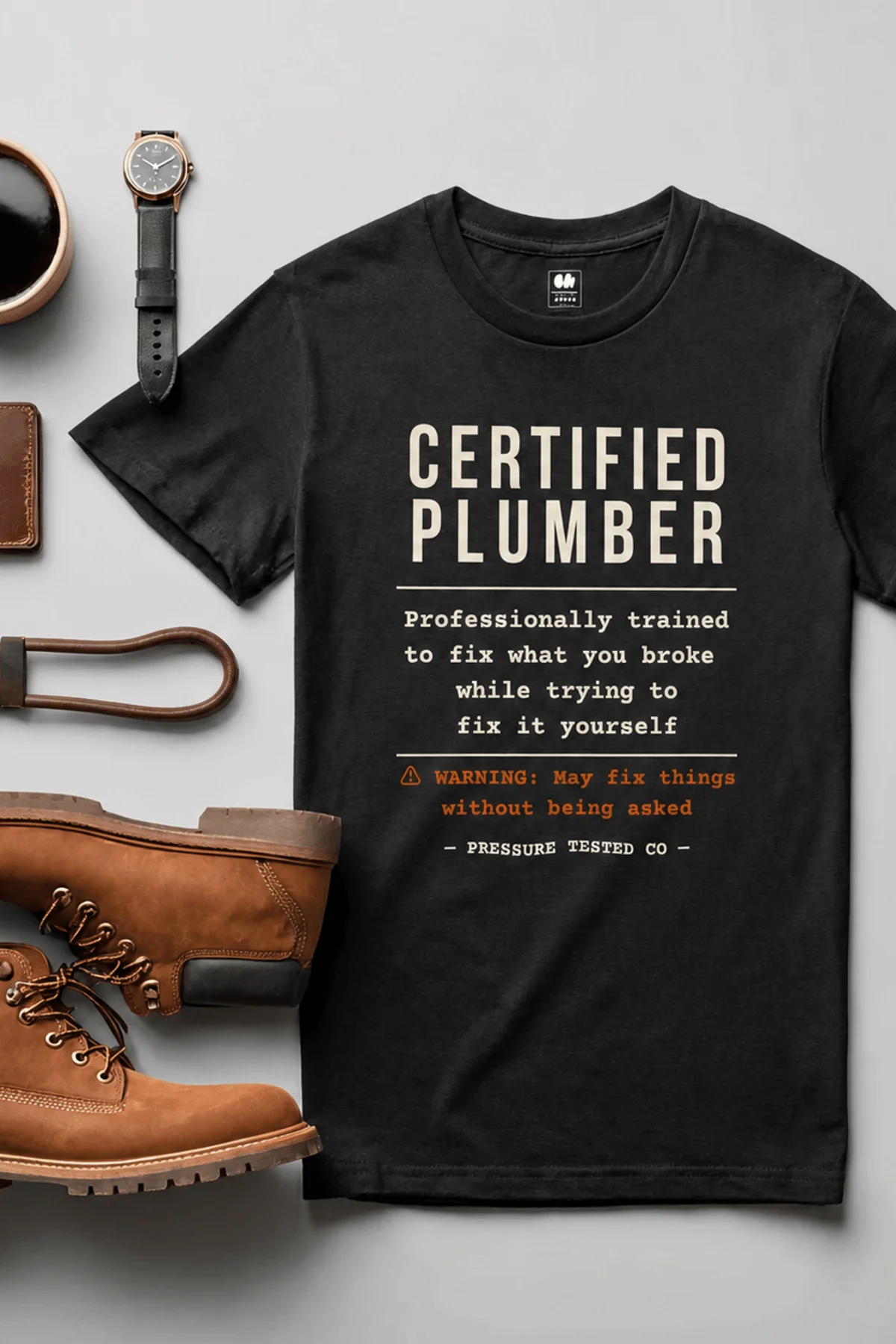 black-flatlay-2 Certified Plumber